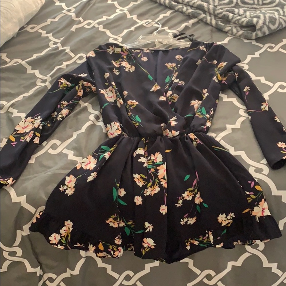 Long sleeve romper